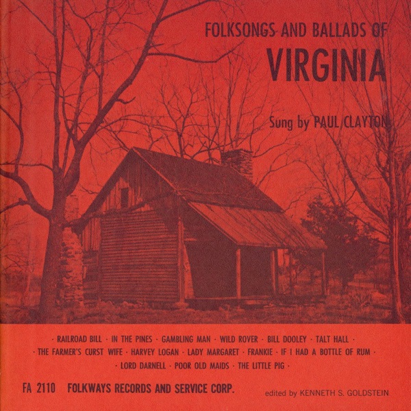 Folksongs and Ballads of Virginia album cover