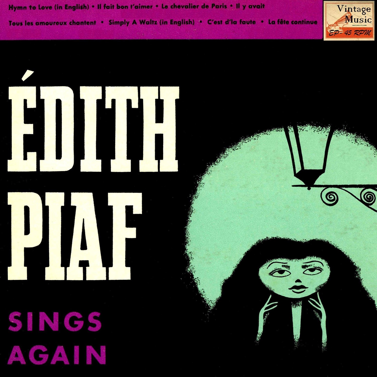 Édith Piaf Sings Again album cover