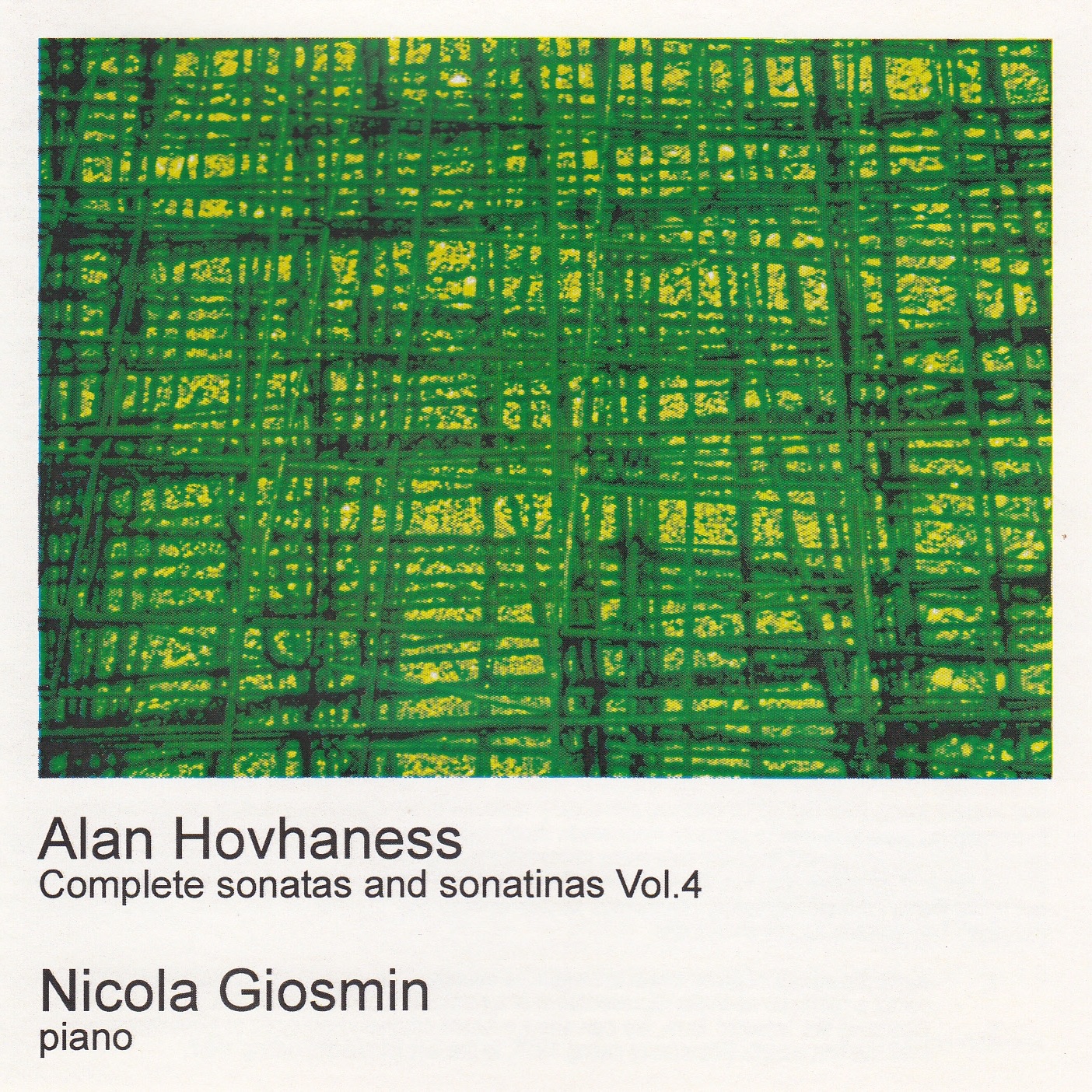 Hovhaness: Complete Sonatas and Sonatinas Vol.4 album cover