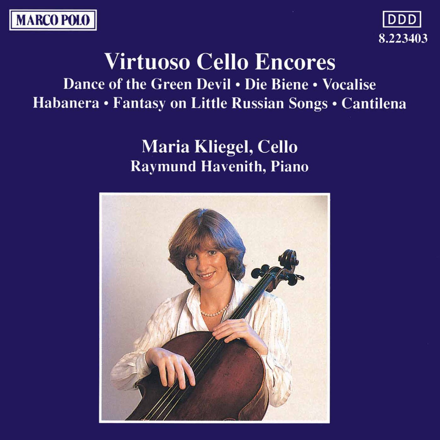 Virtuoso Cello Encores album cover
