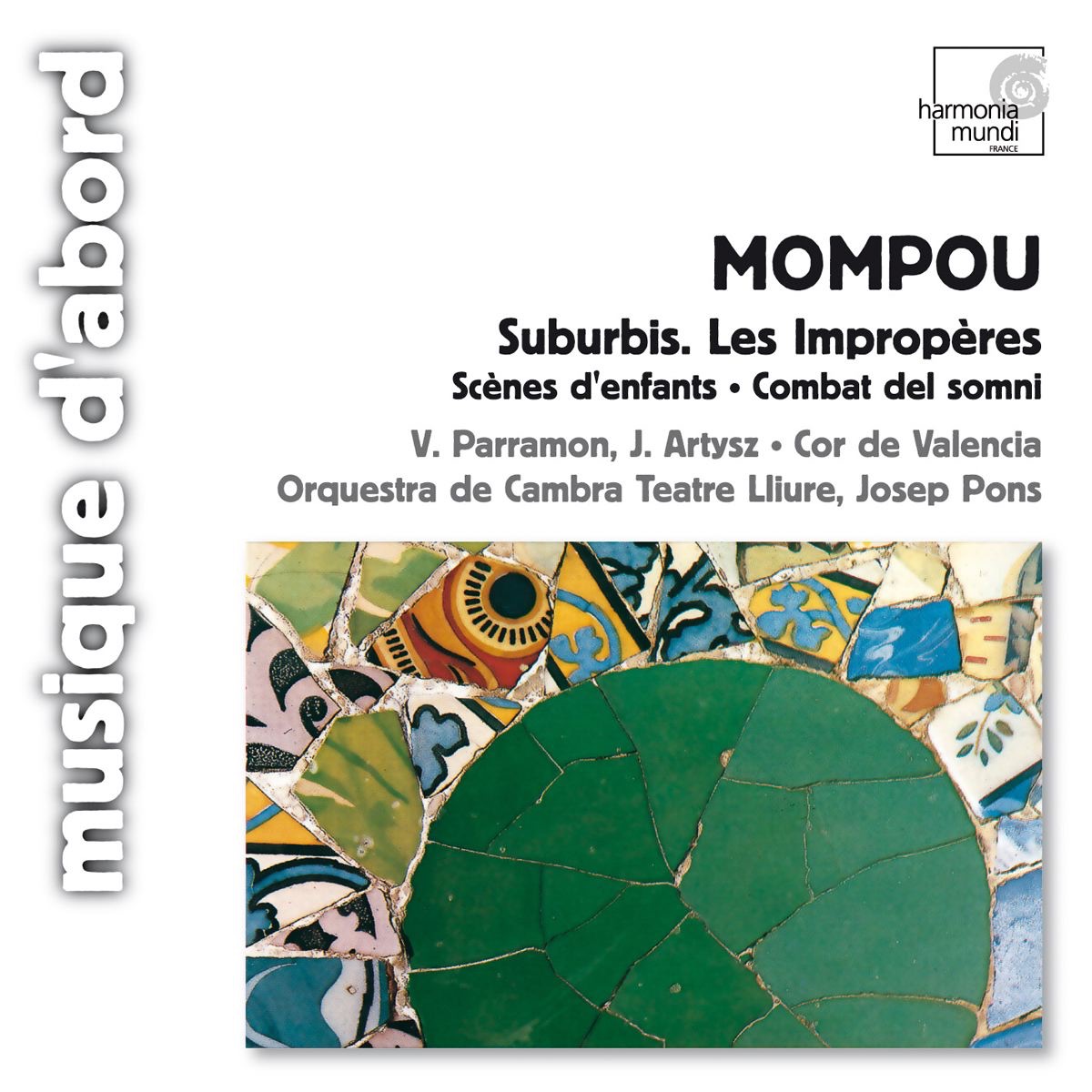 Mompou: Suburbis, Les Impropères album cover