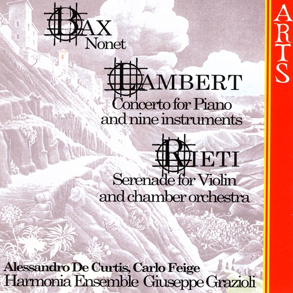 Works by Bax, Lambert & Rieti album cover