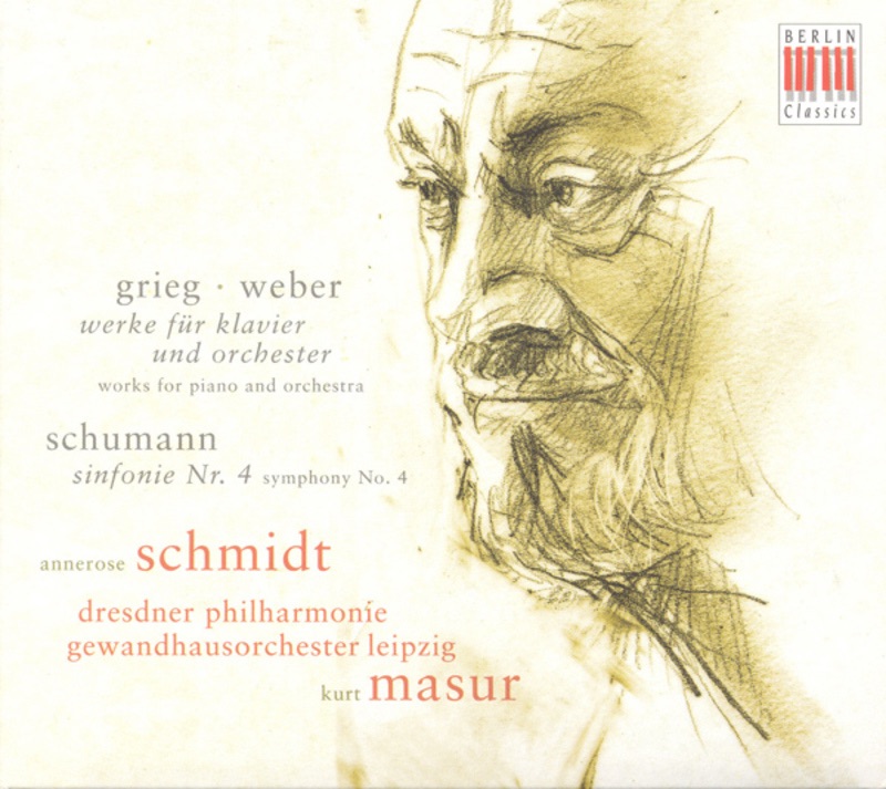 Grieg & Weber: Werke für klavier und orchester album cover