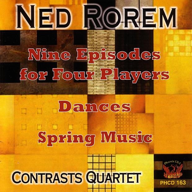 Ned Rorem - Nine Episodes For Four Players - Dances - Spring Music album cover