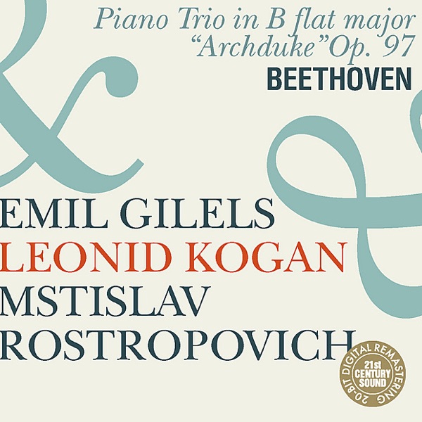 Beethoven: Piano Trio "Archduke" album cover