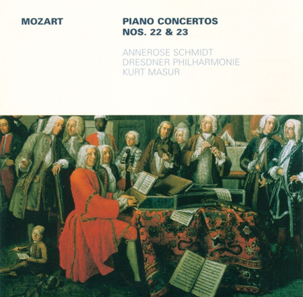 Mozart: Piano Concertos Nos. 22 and 23 album cover