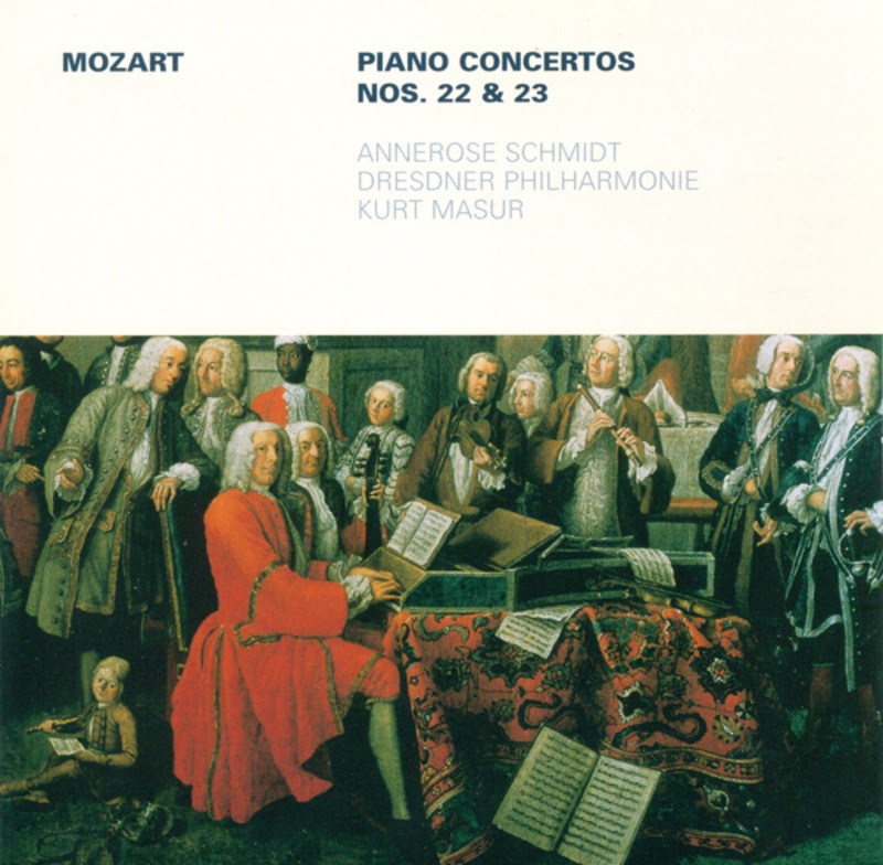 Mozart: Piano Concertos Nos. 22 and 23 album cover
