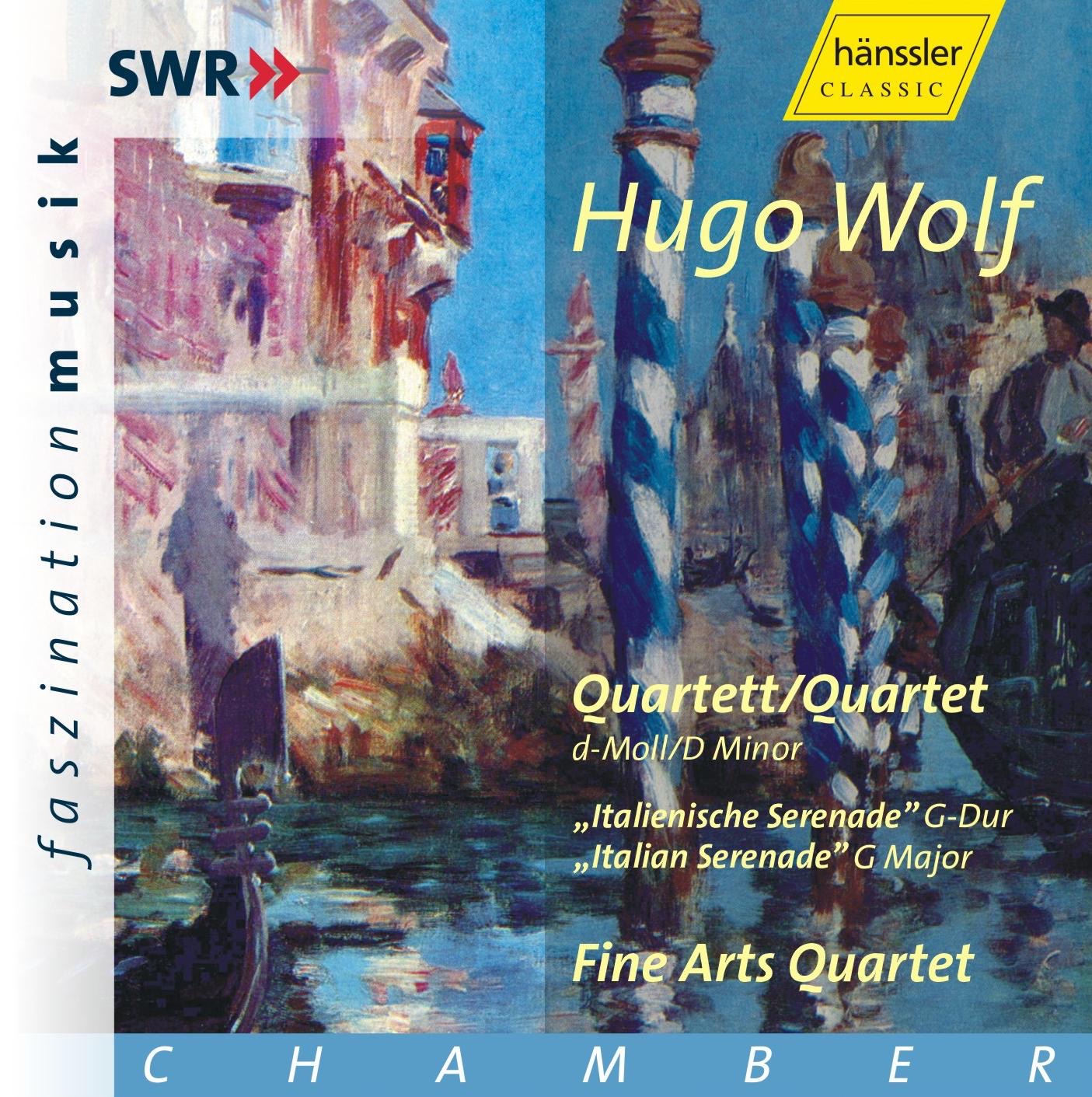 Wolf: String Quartet In D Minor - Italian Serenade In G Major album cover