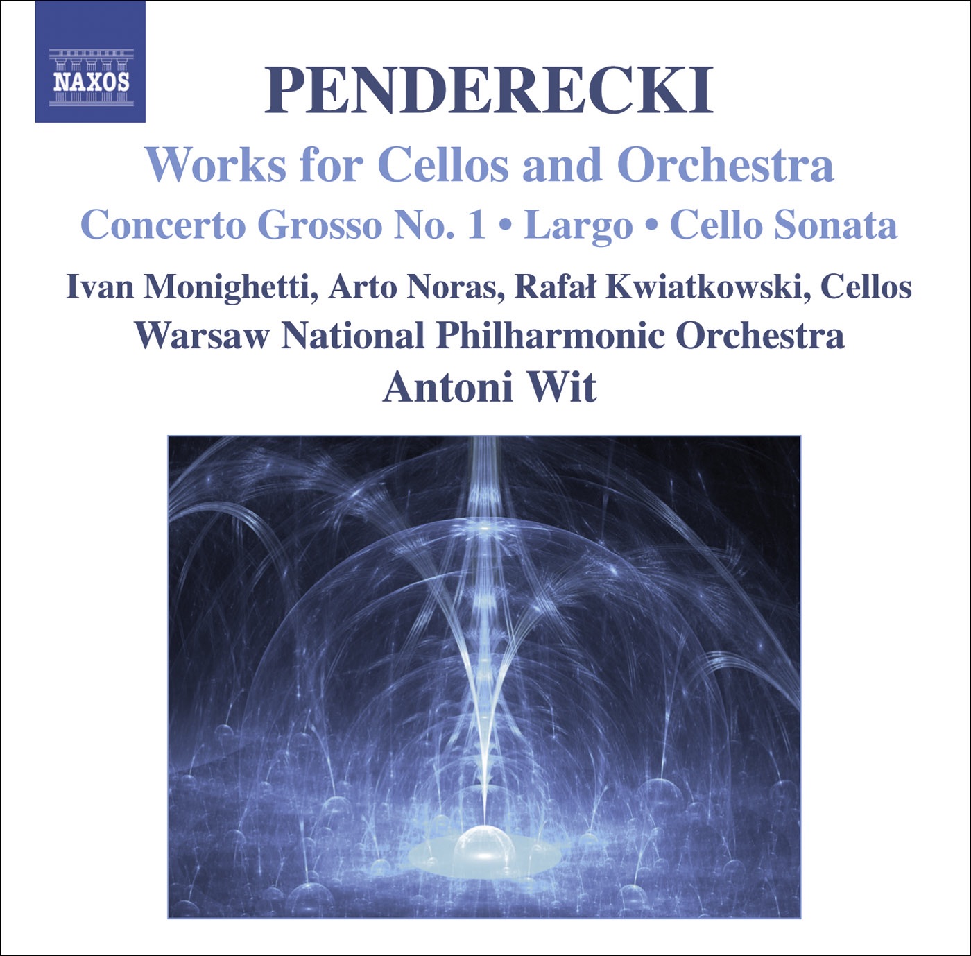 Penderecki: Concerto Grosso No. 1 for 3 Cellos, Largo, Sonata for Cello and Orchestra album cover