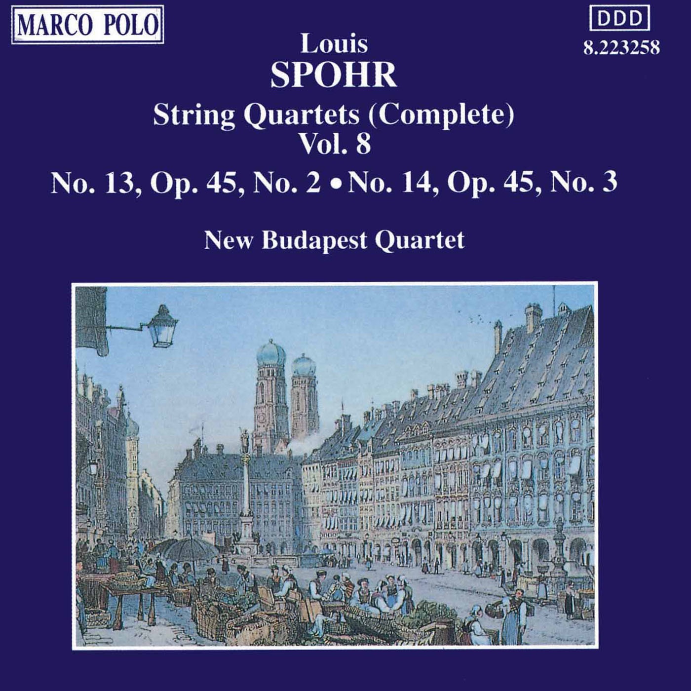 Spohr: String Quartets Vol. 8 album cover