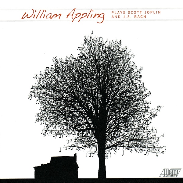 William Appling Plays Scott Joplin and J.S. Bach album cover