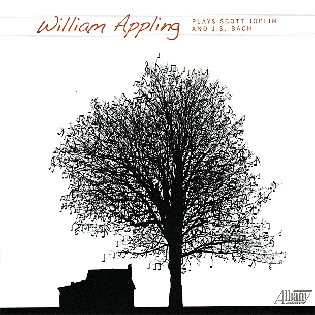 William Appling Plays Scott Joplin and J.S. Bach album cover