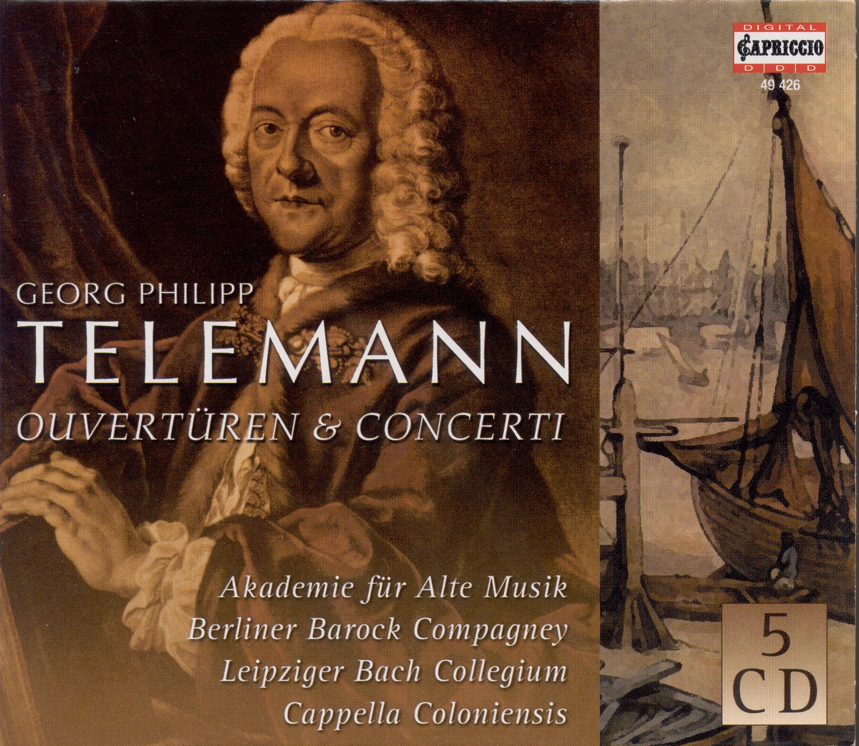 Telemann, G.P.: Overtures - Concertos - Chamber Music album cover
