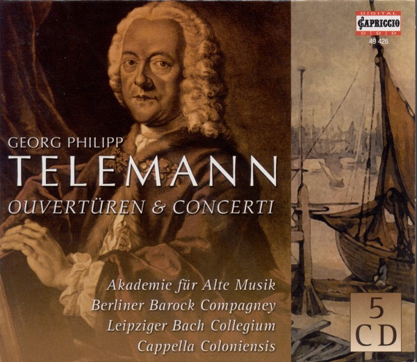 Telemann, G.P.: Overtures - Concertos - Chamber Music album cover