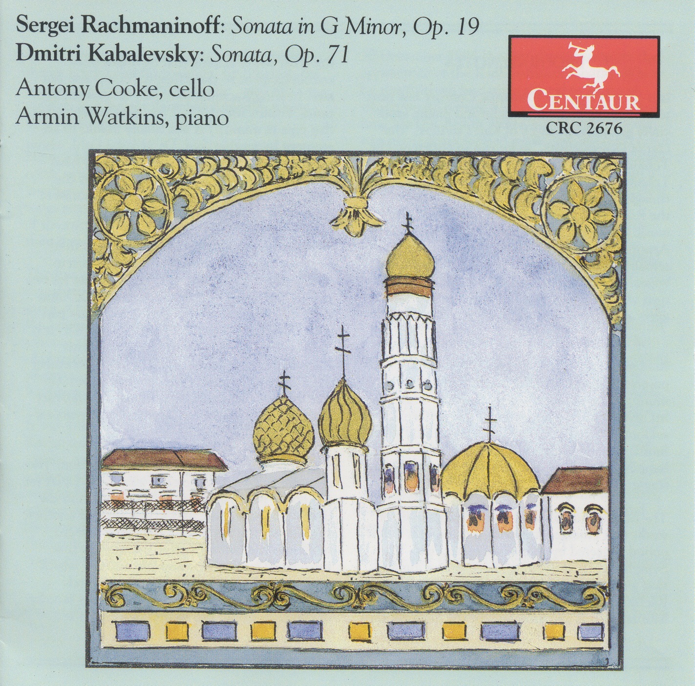 Rachmaninov, S.: Cello Sonata - Kabalevsky, D.: Cello Sonata album cover
