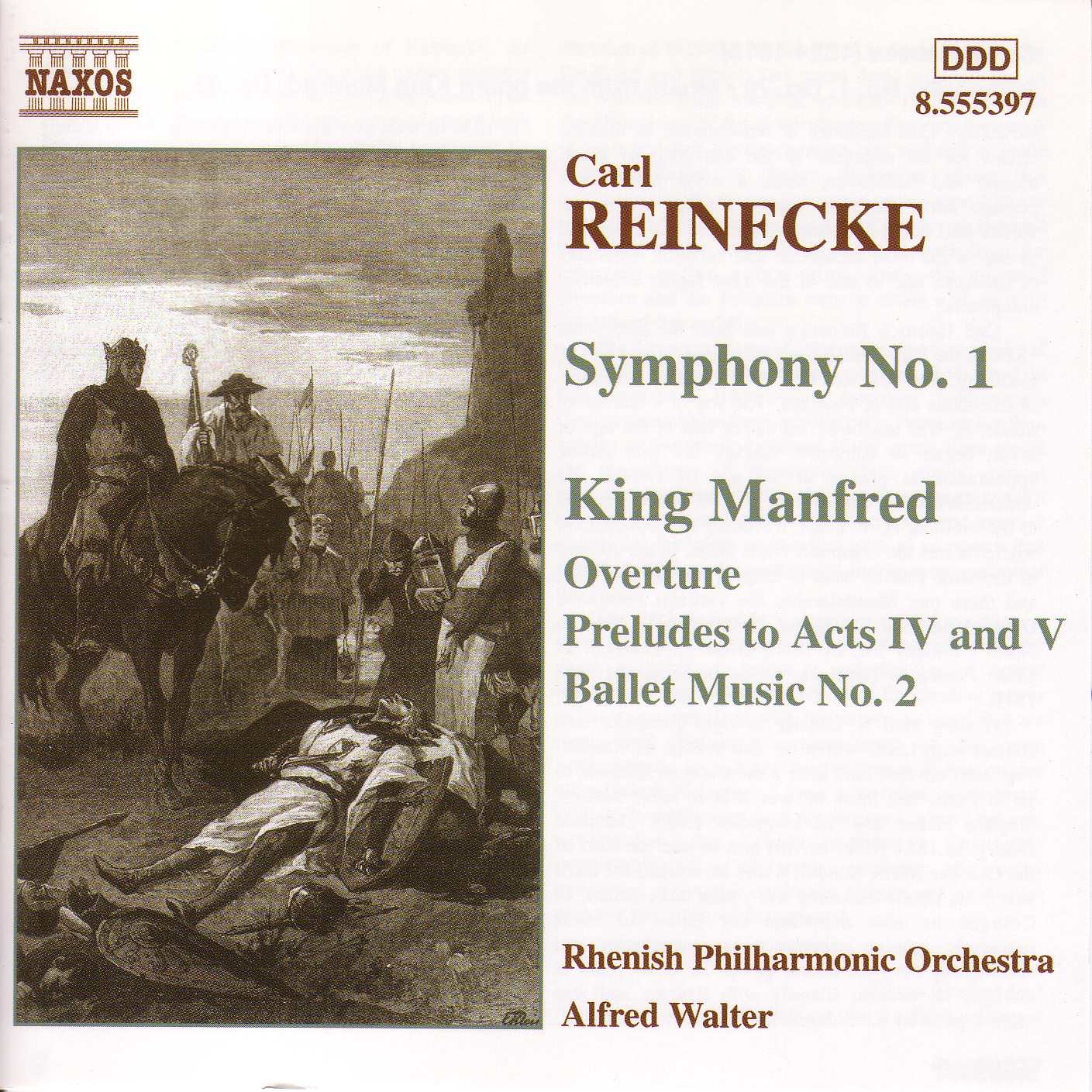 Reinecke: Symphony No. 1 - King Manfred album cover