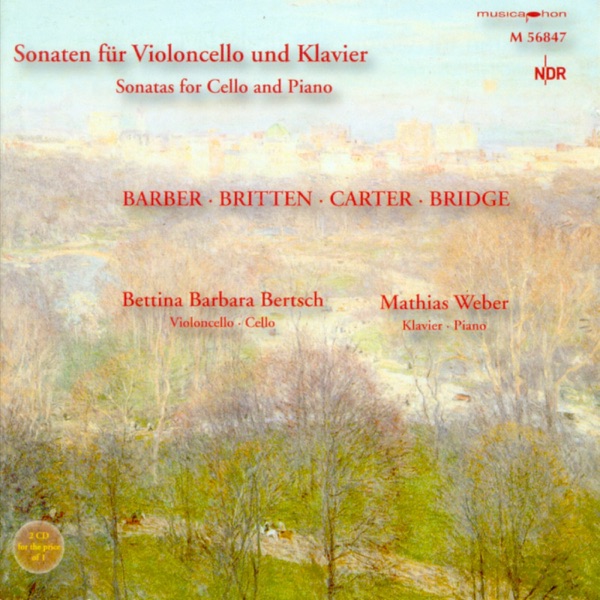 Cello Recital: Bertsch, Bettina Barbara - Barber, S. - Carter, E. - Bridge, F. - Britten, B. album cover