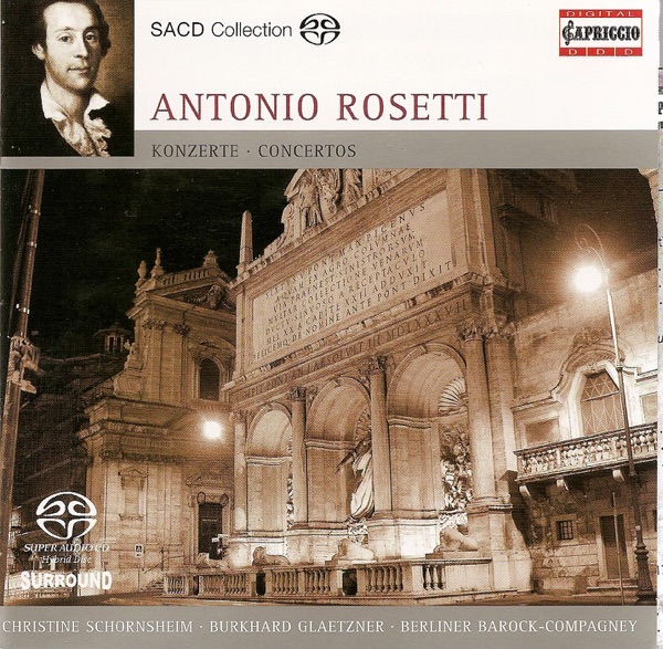 Rosetti: Piano Concerto in G Major, Oboe Concerto in F Major & Horn Concerto in E-Flat Major album cover