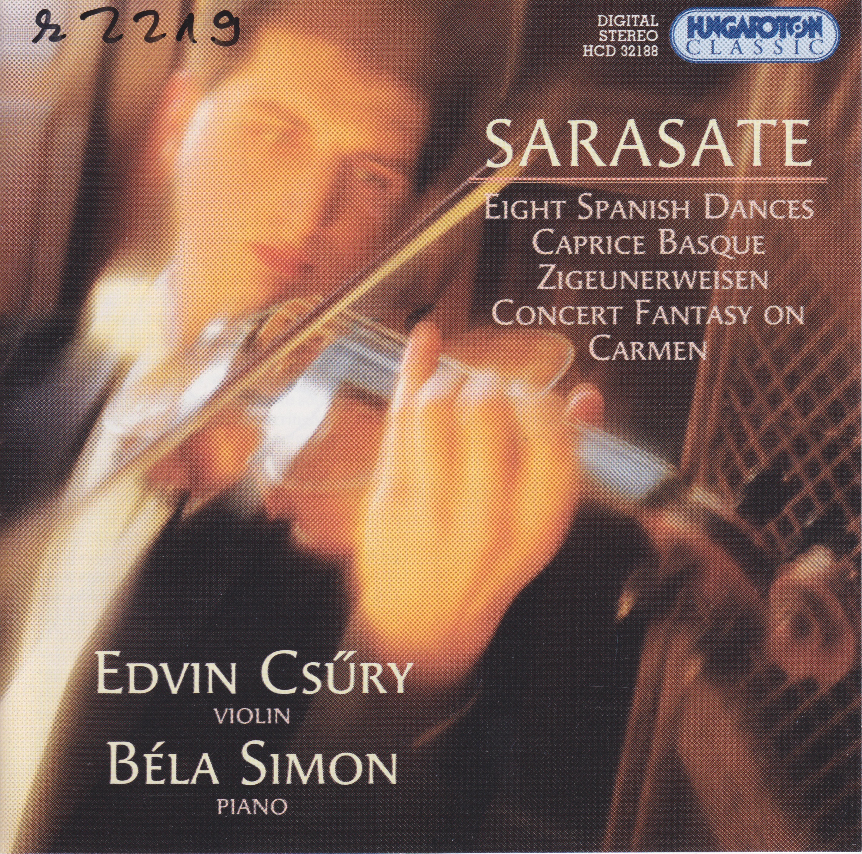 Sarastre: Works for Violin and Piano album cover