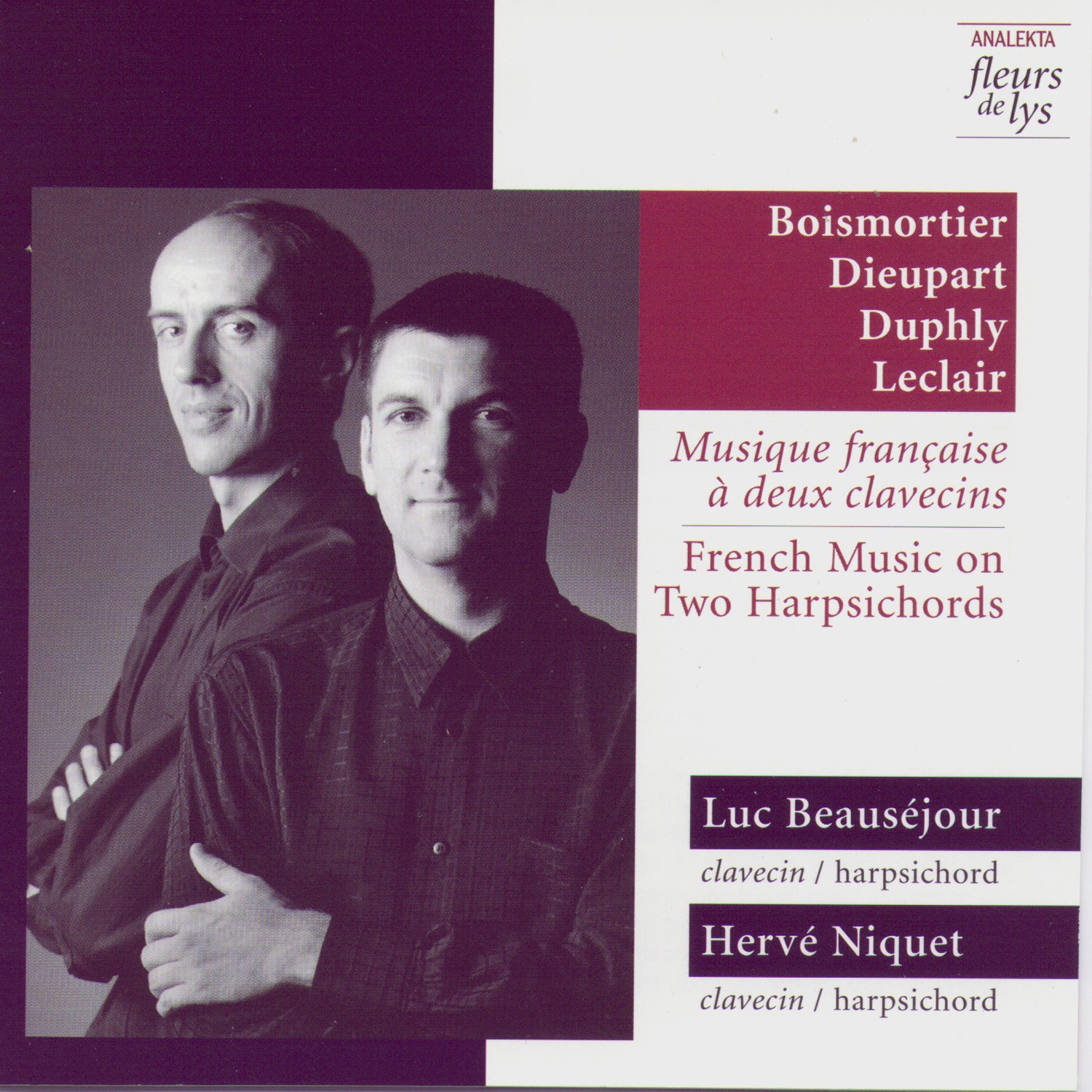 French Music on Two Harpsichords (Musique Française à deux clavecins) album cover