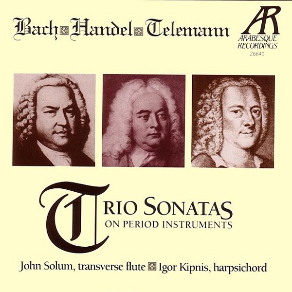 Bach - Handel - Telemann: Trio Sonatas on Period Instruments album cover