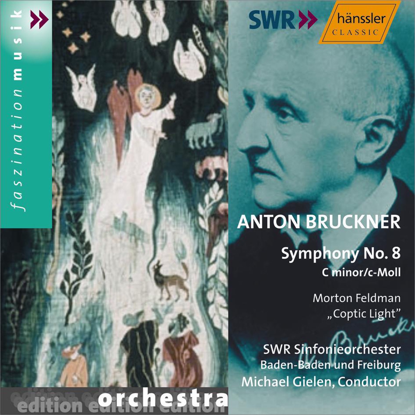 Bruckner: Symphony No. 8 In C Minor, Wab 108 - Feldman: Coptic Light album cover