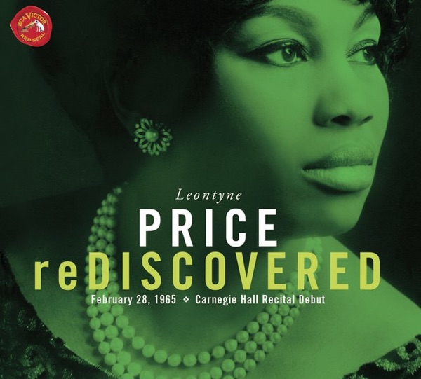 Leontyne Price Rediscovered Carnegie Hall Recital album cover