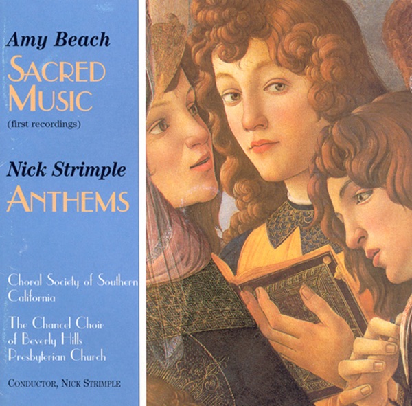 Beach: Service in A Major; Sacred Songs - Strimple: Anthems album cover