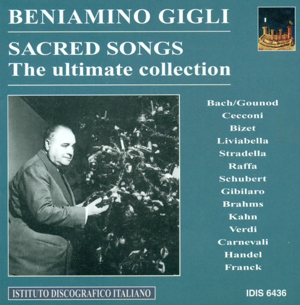 Vocal Recital: Gigli, Beniamino - Carnevalli, V. - Franck, C. - Bach, J.S. - Gounod, C.-F. - Cecconi album cover