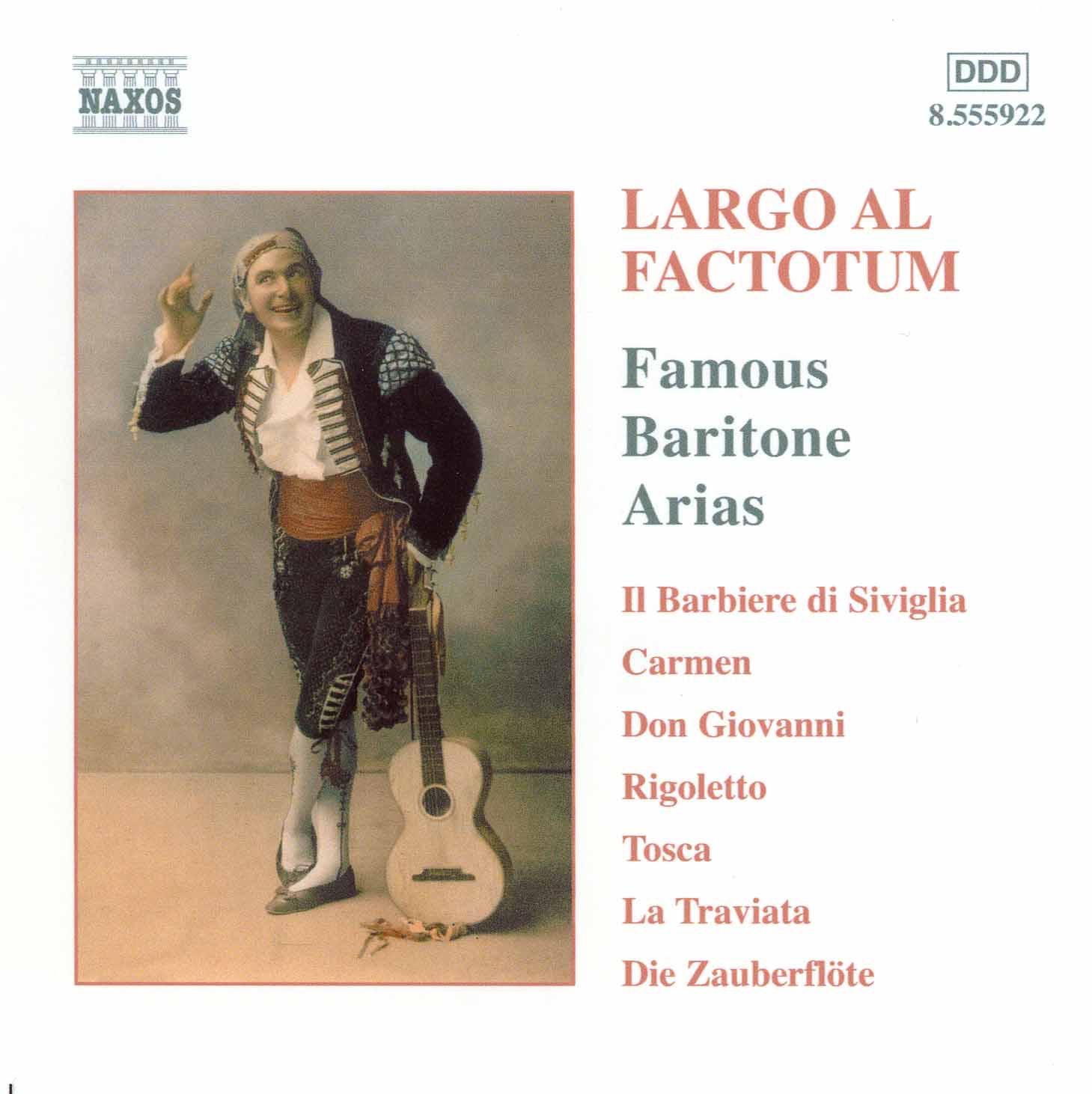 Largo Al Factotum: Great Operatic Arias for Baritone album cover