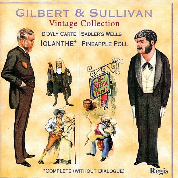 Gilbert & Sullivan: Iolanthe; Pineapple Poll album cover