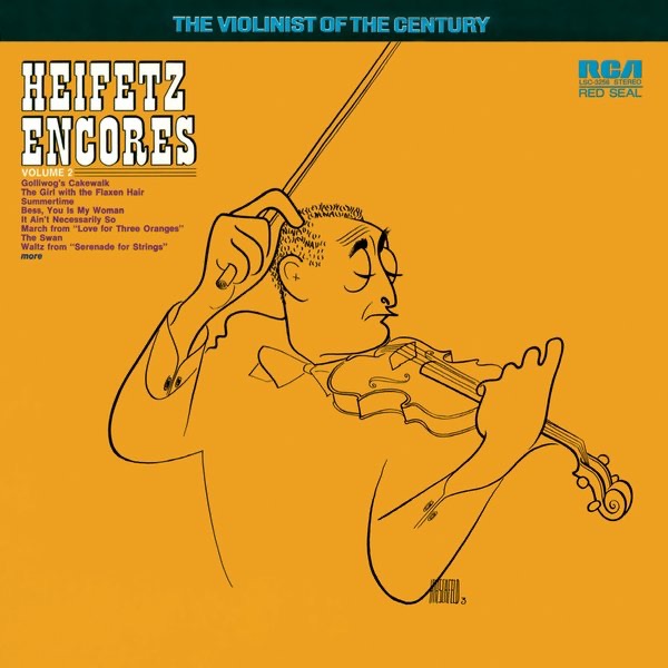 Heifetz Encores album cover