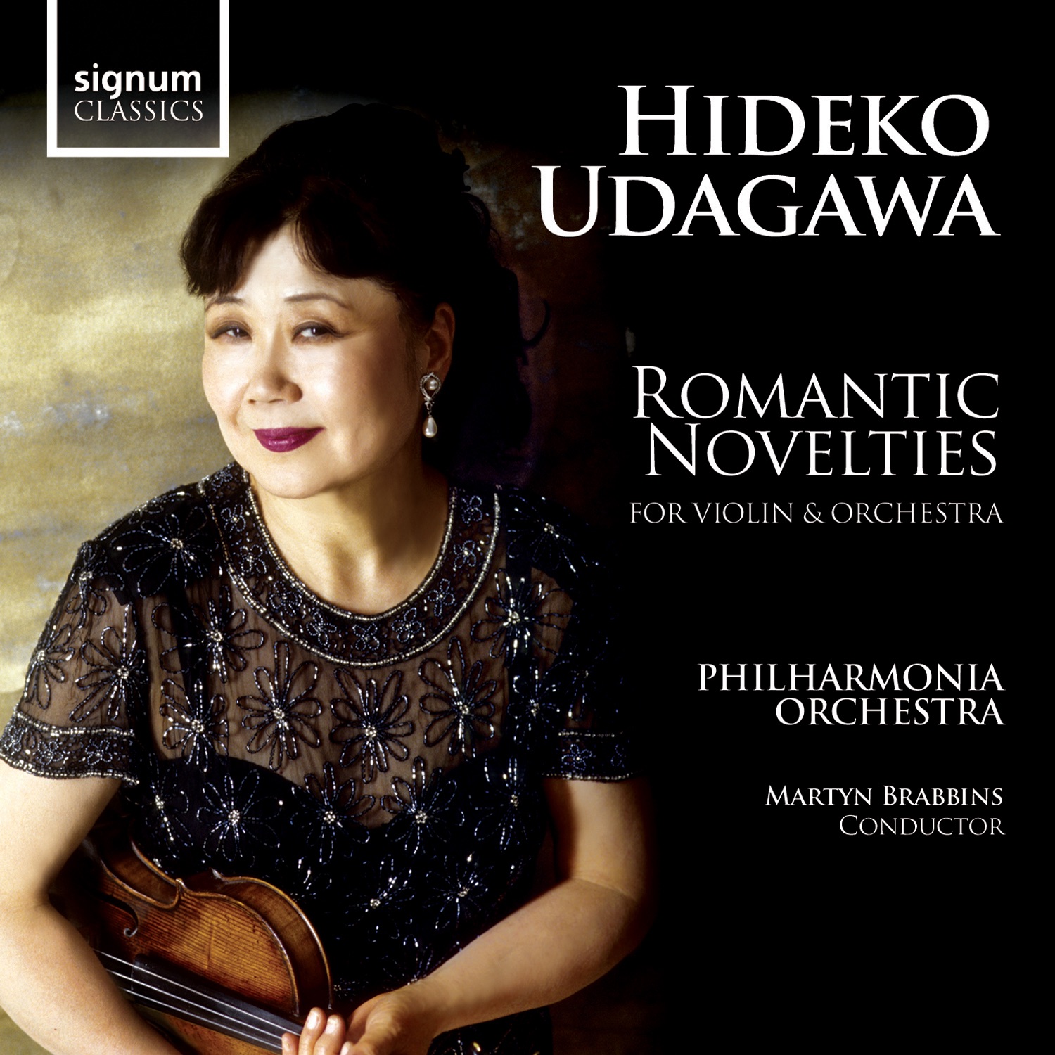 Romantic Novelties for Violin and Orchestra album cover