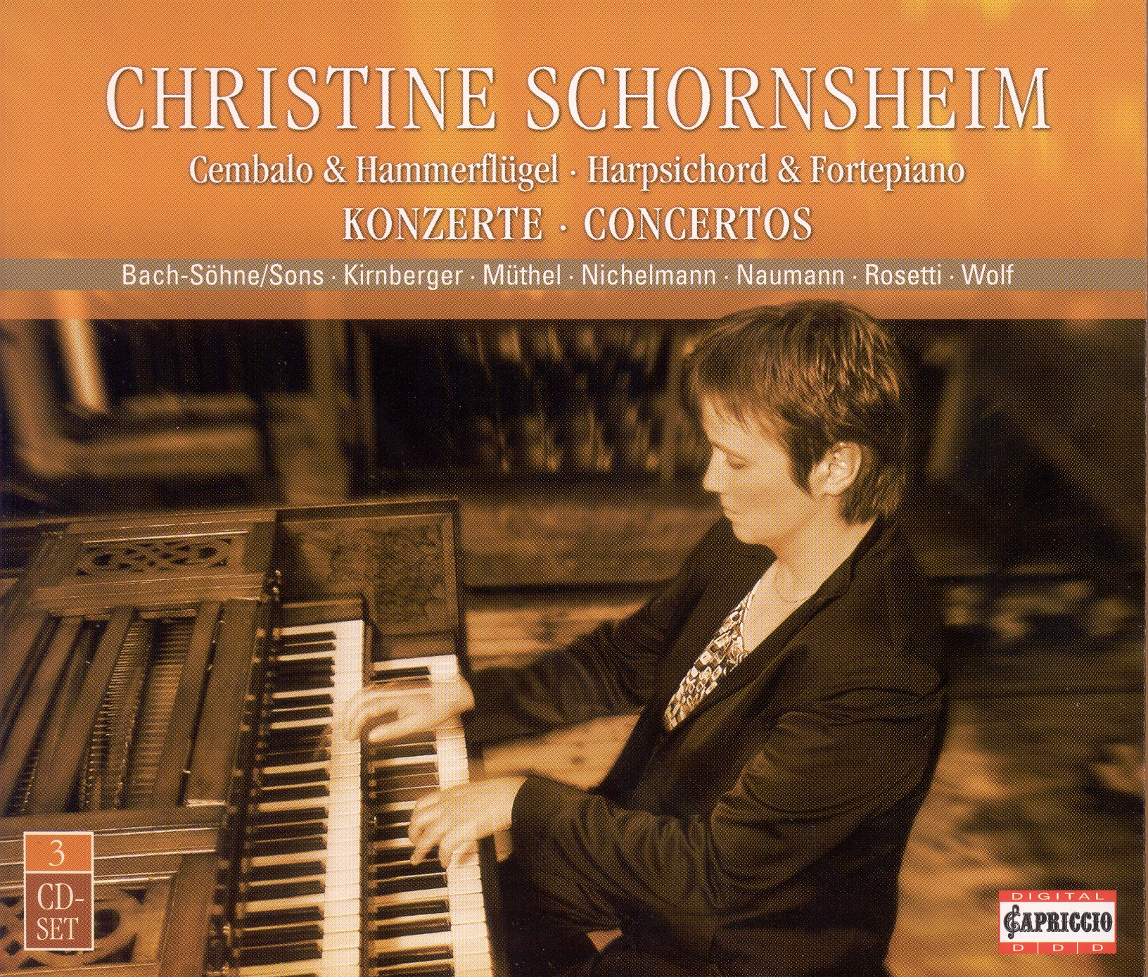 Keyboard Recital: Schornsheim, Christine - Bach, C.P.E. - Bach, W.F. - Bach, J.C. - Kirnberger, J.P. album cover