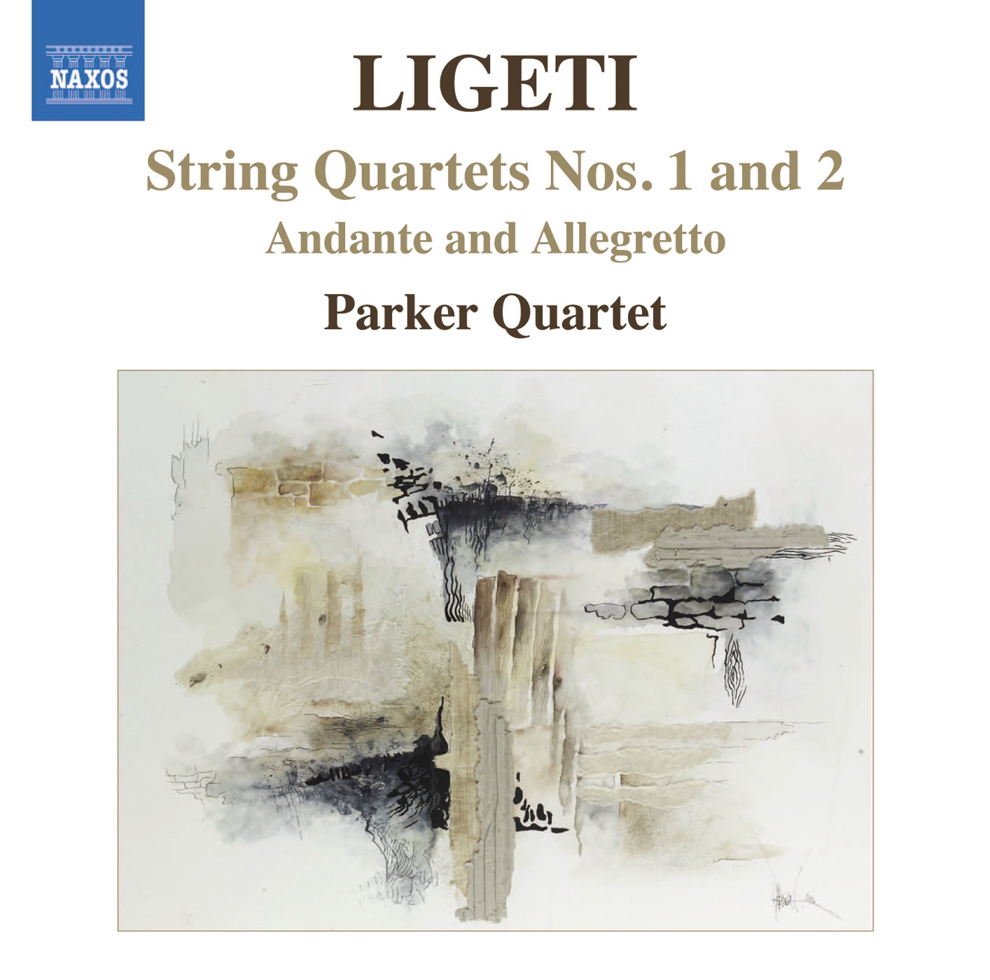 Ligeti, G.: String Quartets Nos. 1 and 2 - Andante and Allegretto album cover