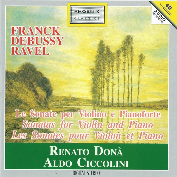 César Franck, Claude Debussy, Maurice Ravel: Sonatas for Violin and Piano album cover