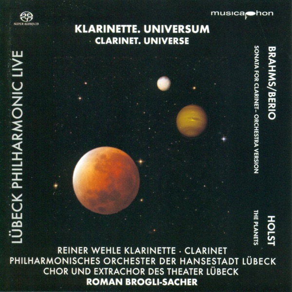 Brahms, J.: Clarinet Sonata No. 1 - Holst, G.: The Planets album cover