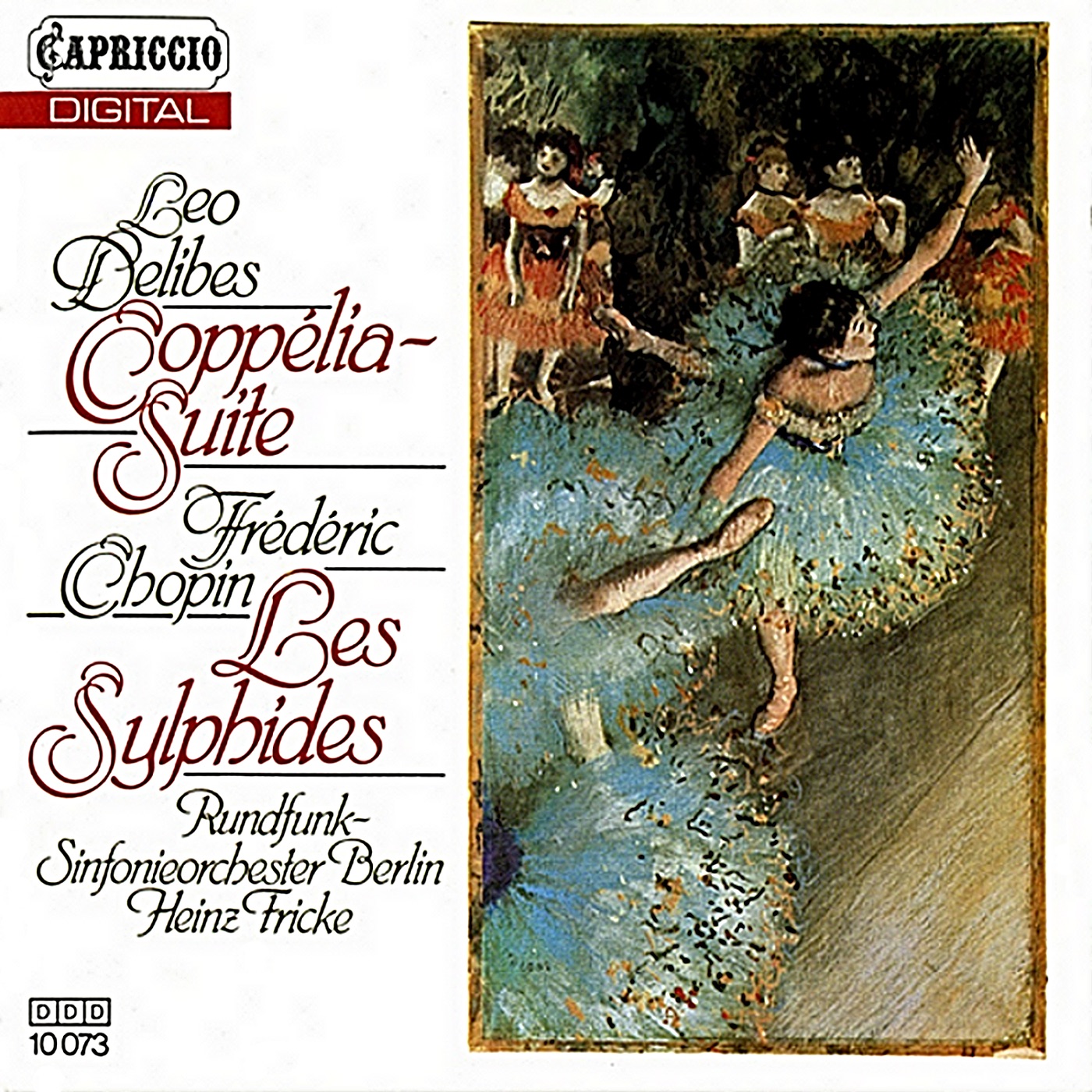 Delibes: Coppelia Ballet Suite - Chopin: Les Sylphides album cover