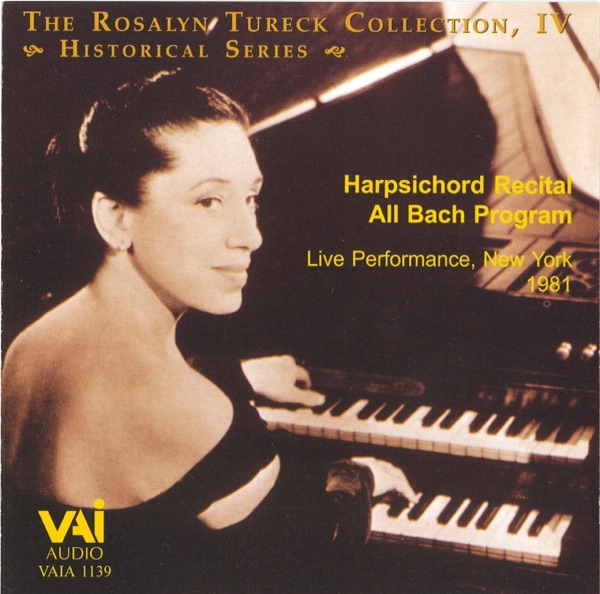 Rosalyn Tureck - Bach Harpsichord Recital album cover