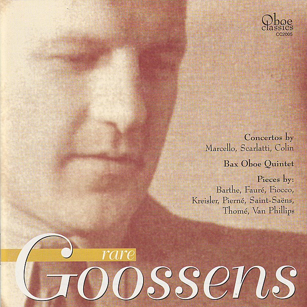Rare Goossens album cover