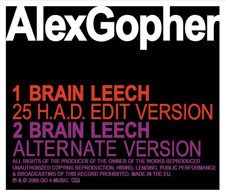 Brain Leech #1 - EP album cover