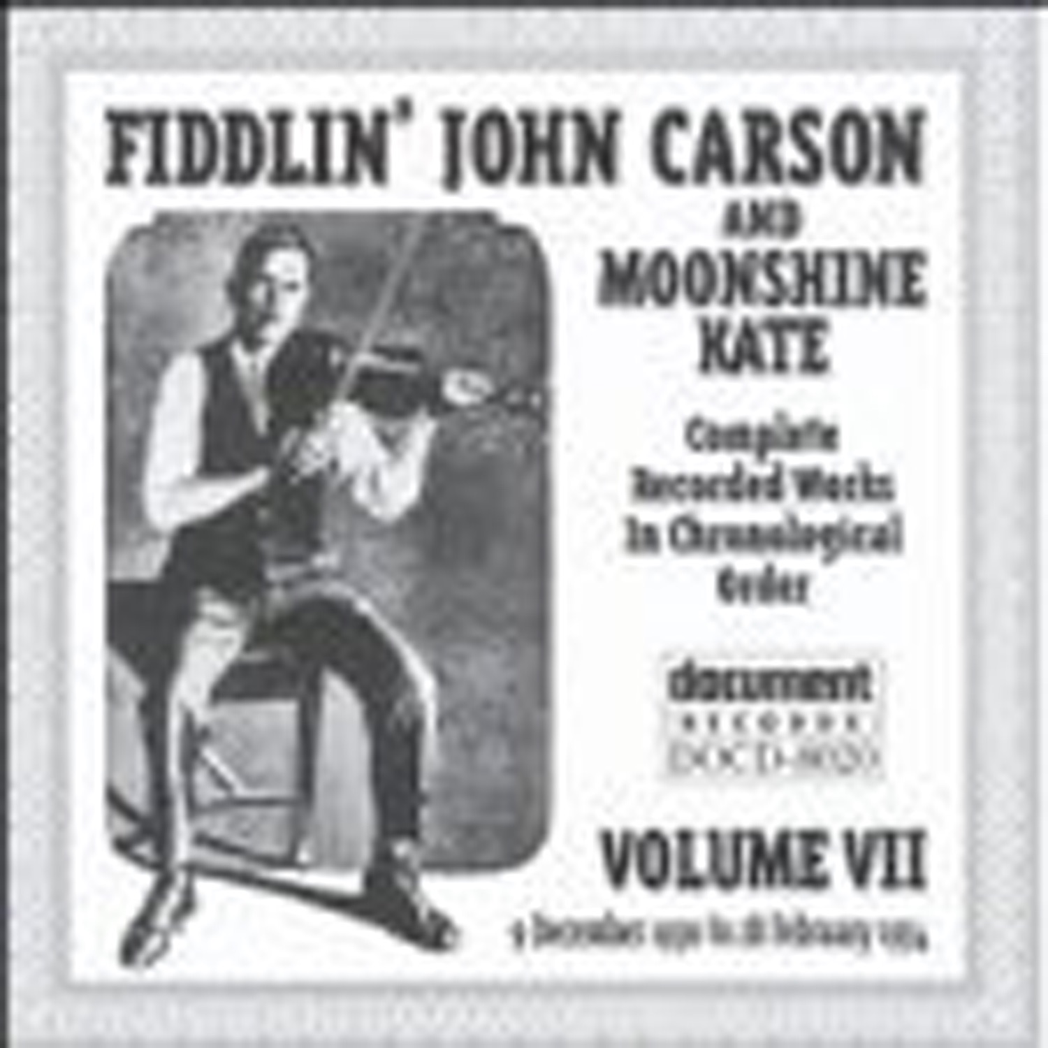 Fiddlin John Carson Vol. 7 (1930-1934) album cover