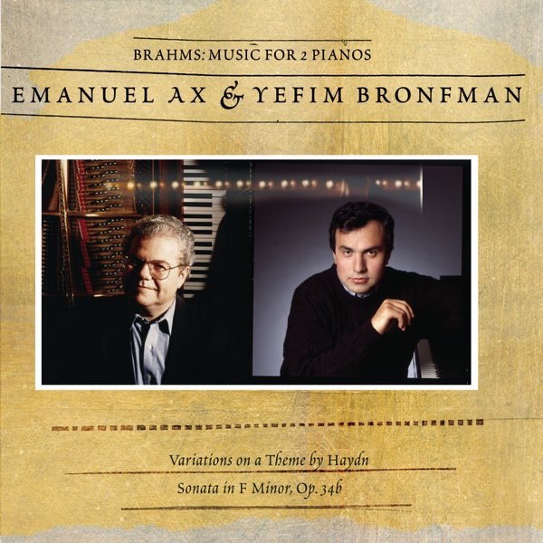 Brahms: Sonata for Two Pianos; Variations On a Theme By Haydn album cover