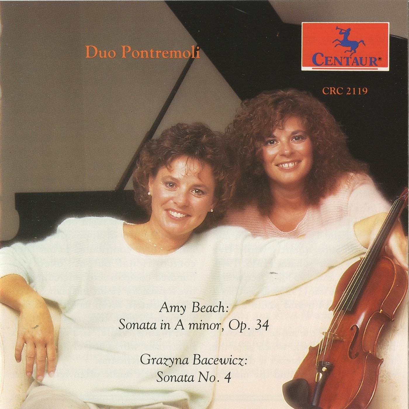 Bacewicz: Violin Sonata No. 4 - Beach: Violin Sonata in A minor, Op. 34 album cover