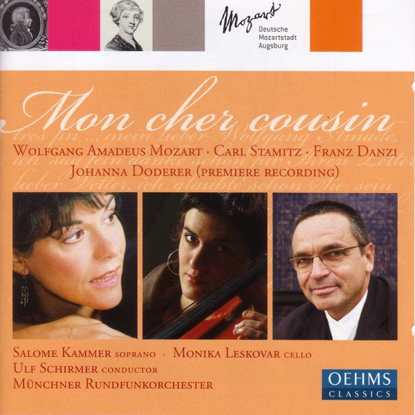 Doderer: Mon Cher Cousin - Stamitz: Cello Concerto No. 1 - Mozart: Divertimento, "Salzburg Symphony  album cover