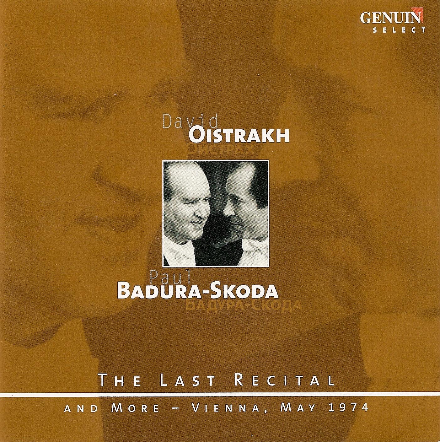 The Last Recital - Mozart, Schubert & Beethoven: Violin Recital album cover