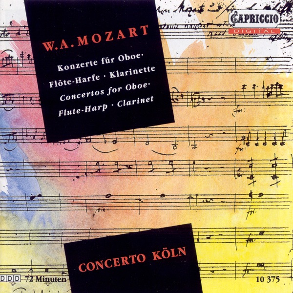 Mozart: Oboe Concerto, Concerto for Flute and Harp, Clarinet Concerto album cover