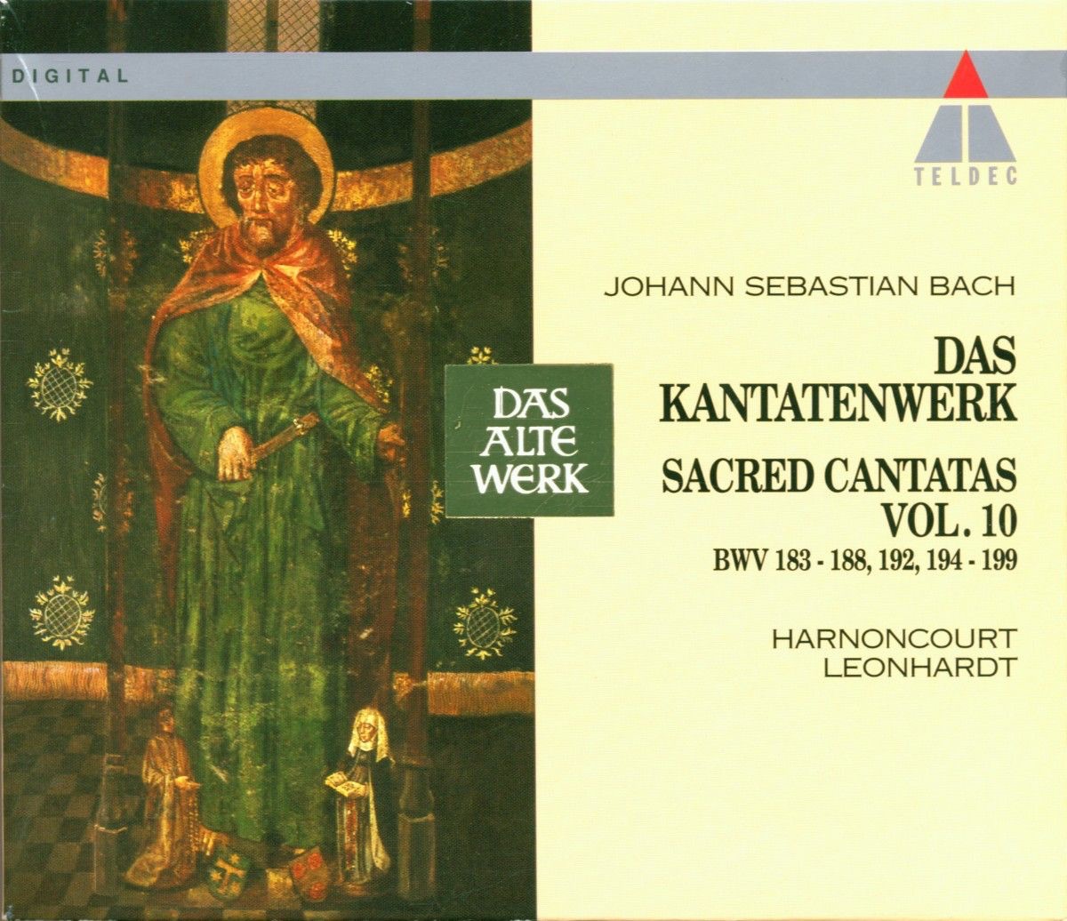 Bach: Sacred Cantatas Vol. 10: BWV 183-188, 192, 194-199 album cover