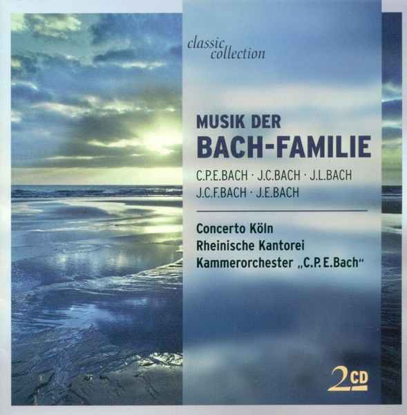 Music of the Bach Family album cover