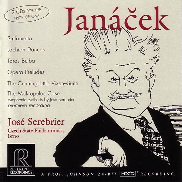 Janáček: Sinfonietta, Lachian Dances, Taras Bulba, Opera Preludes, The Cunning Little Vixen Suite, T album cover